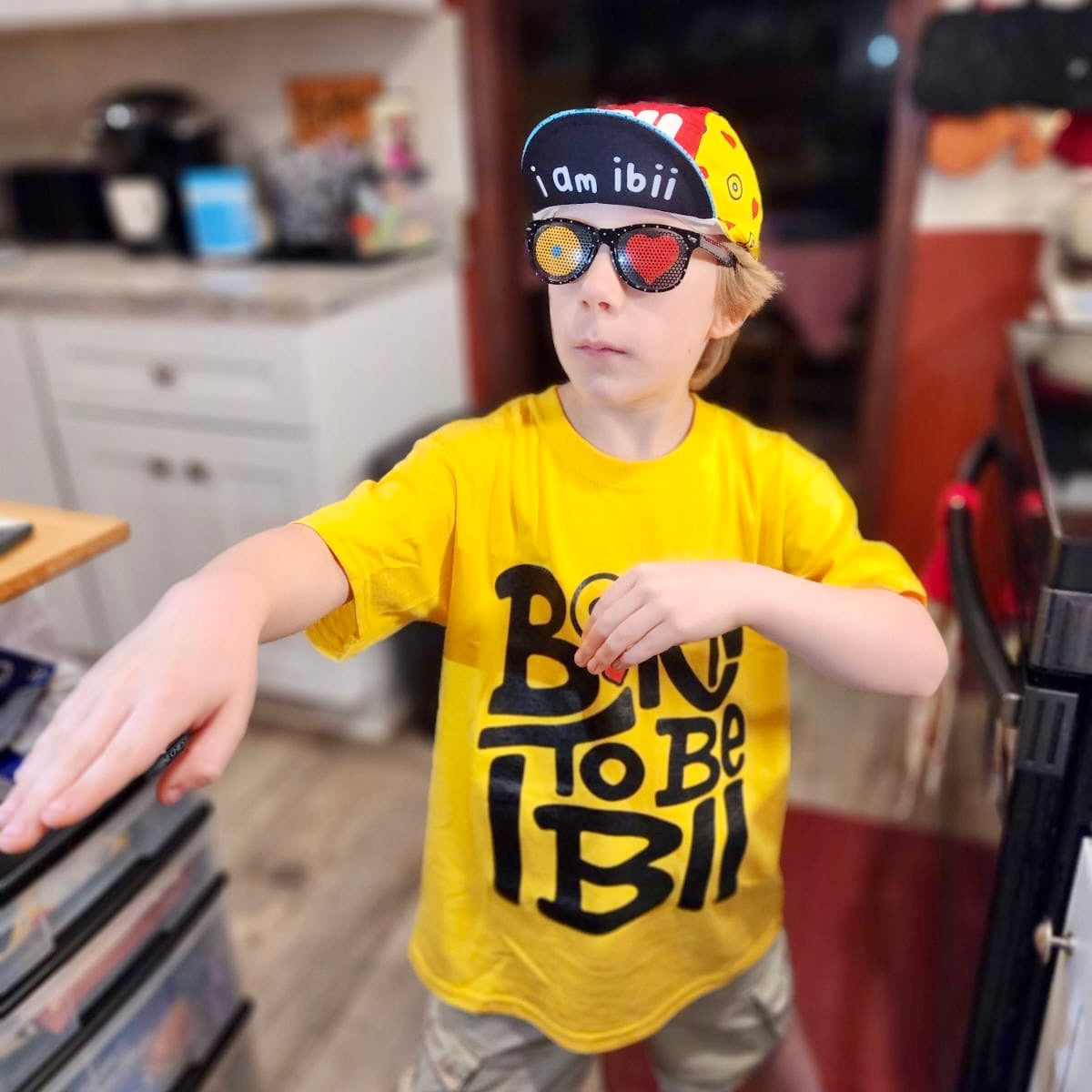 Boy wearing ibii shades
